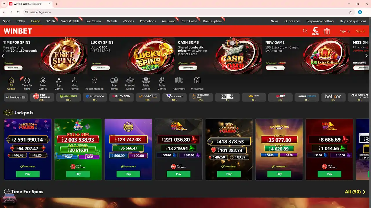 Winbet bonus hero image